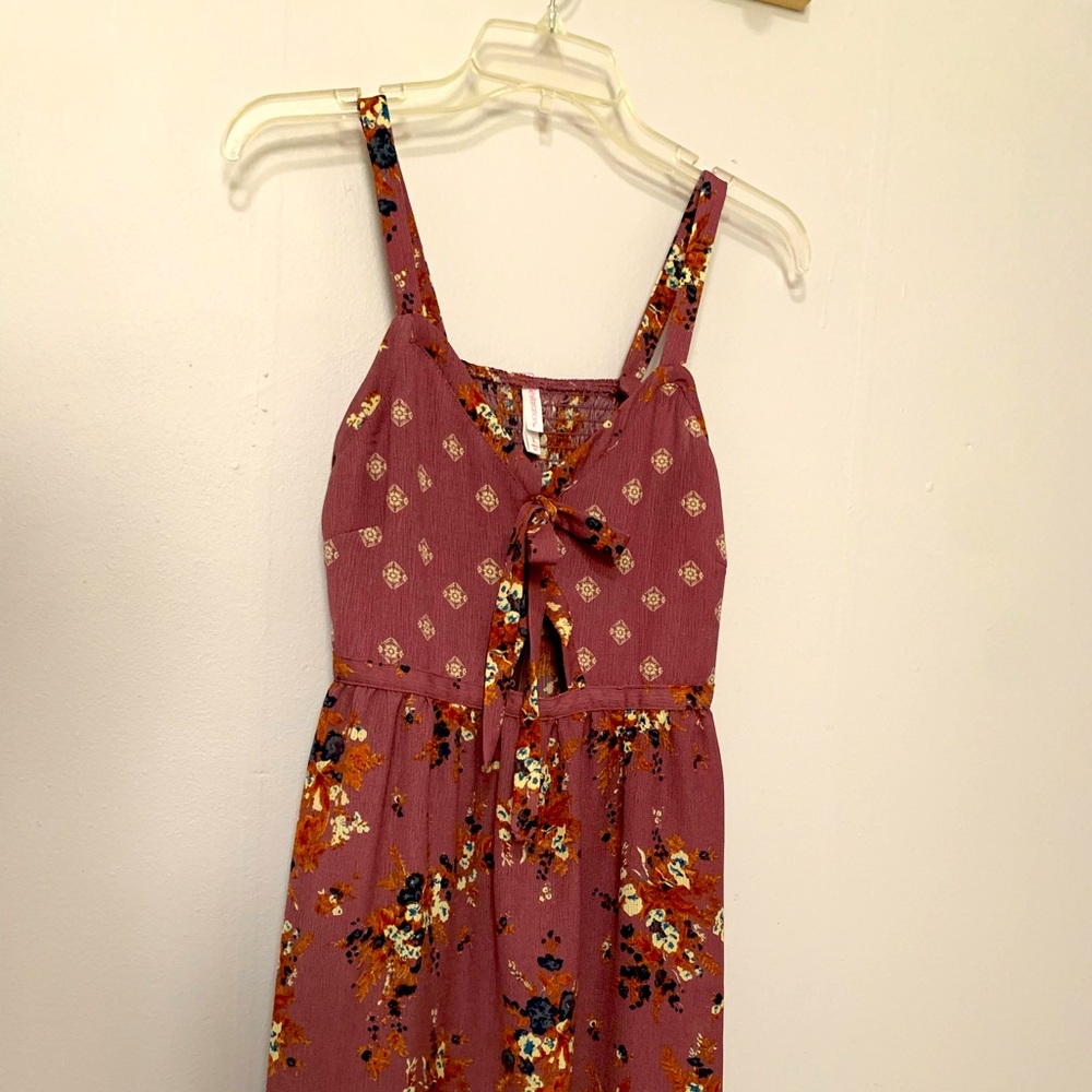 Purple Floral Sundress